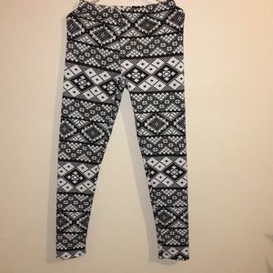 Fleece lined leggings
